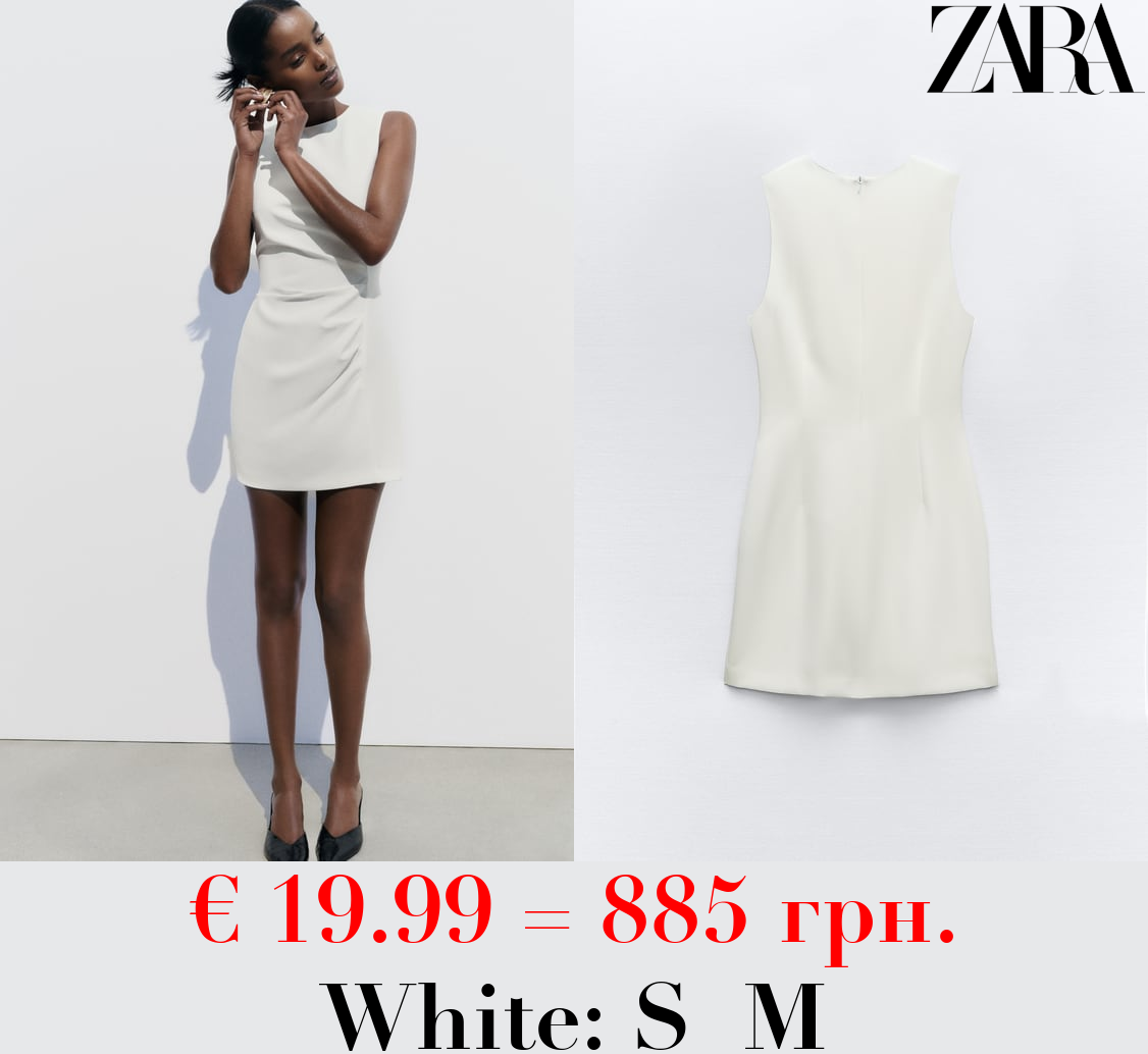 GATHERED SHORT DRESS