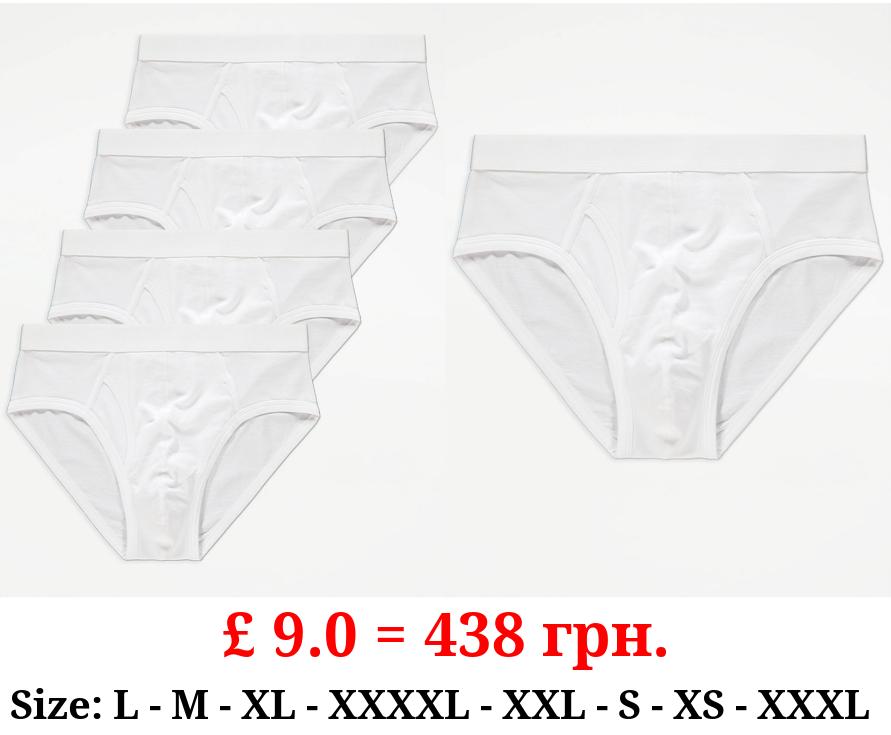 White Briefs 4 Pack