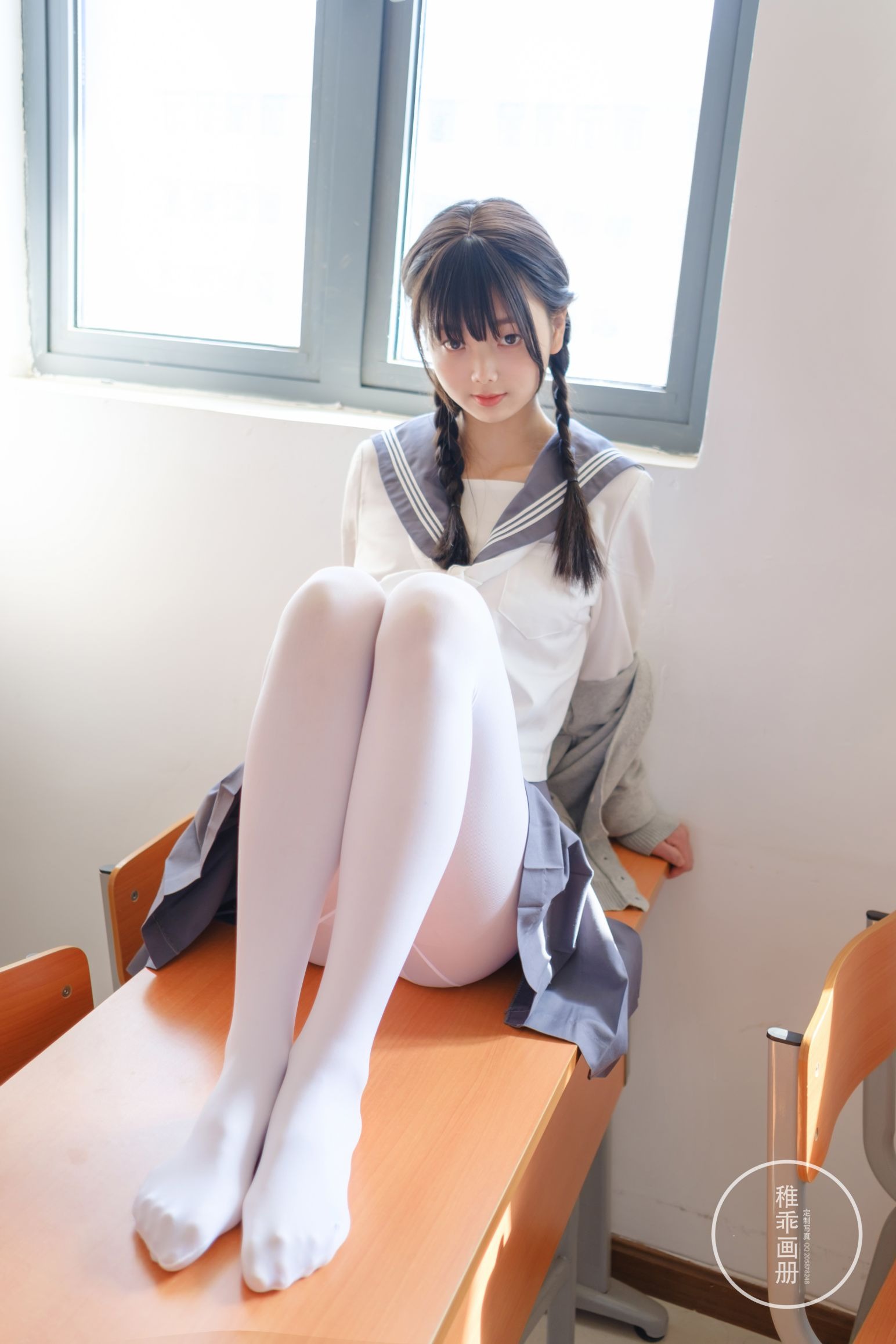 稚乖画册 - NO.05 晴空03 双马尾jk [71P1V-0.99GB] 15