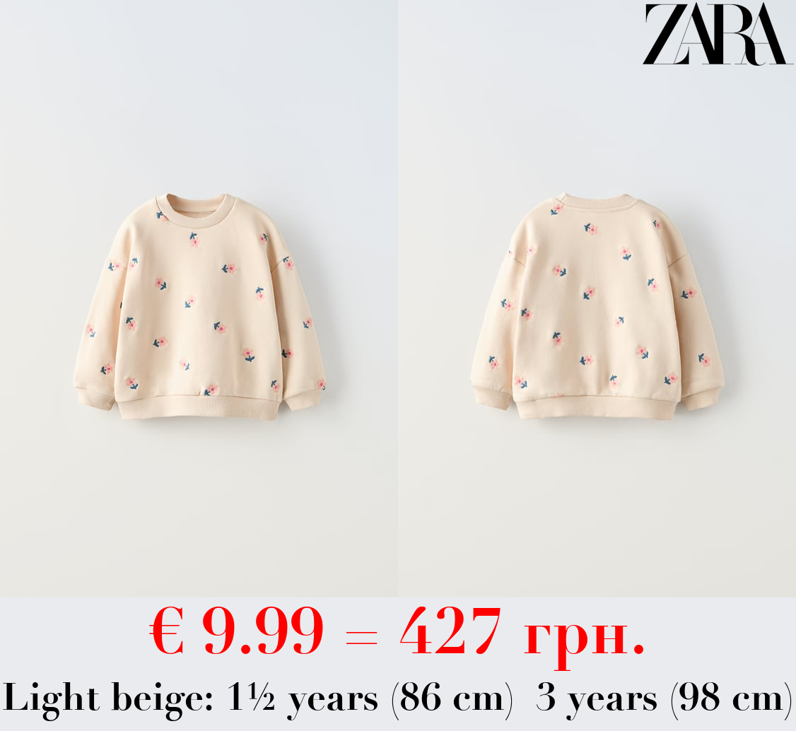 EMBROIDERED SWEATSHIRT