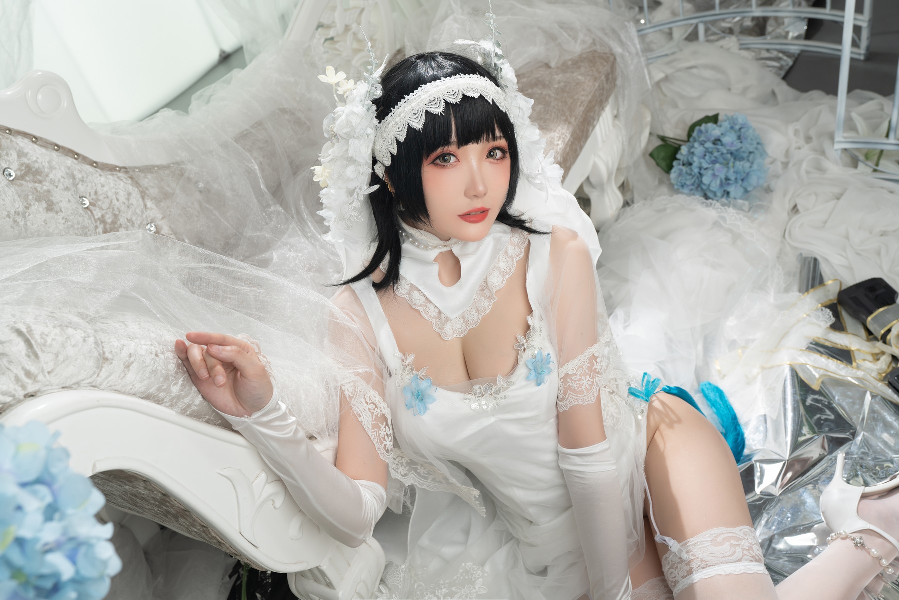 瓜希酱 Cosplay 95式花嫁 23