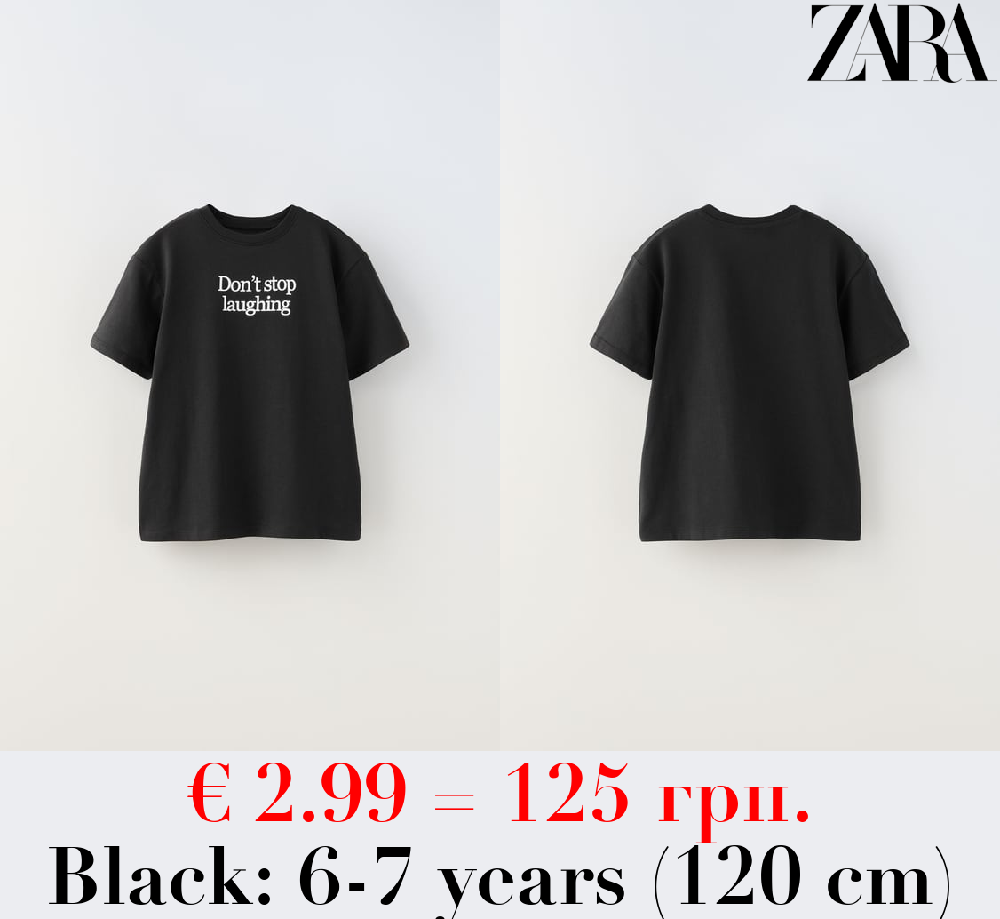 SLOGAN T-SHIRT