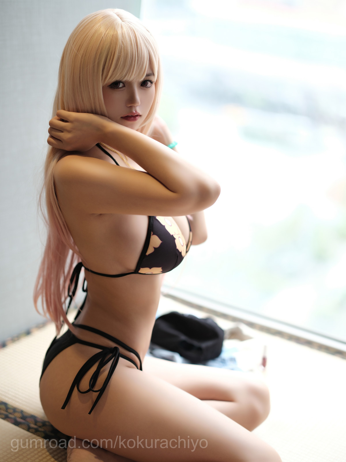 Cosplay 小仓千代w 喜多川海夢泳装 18