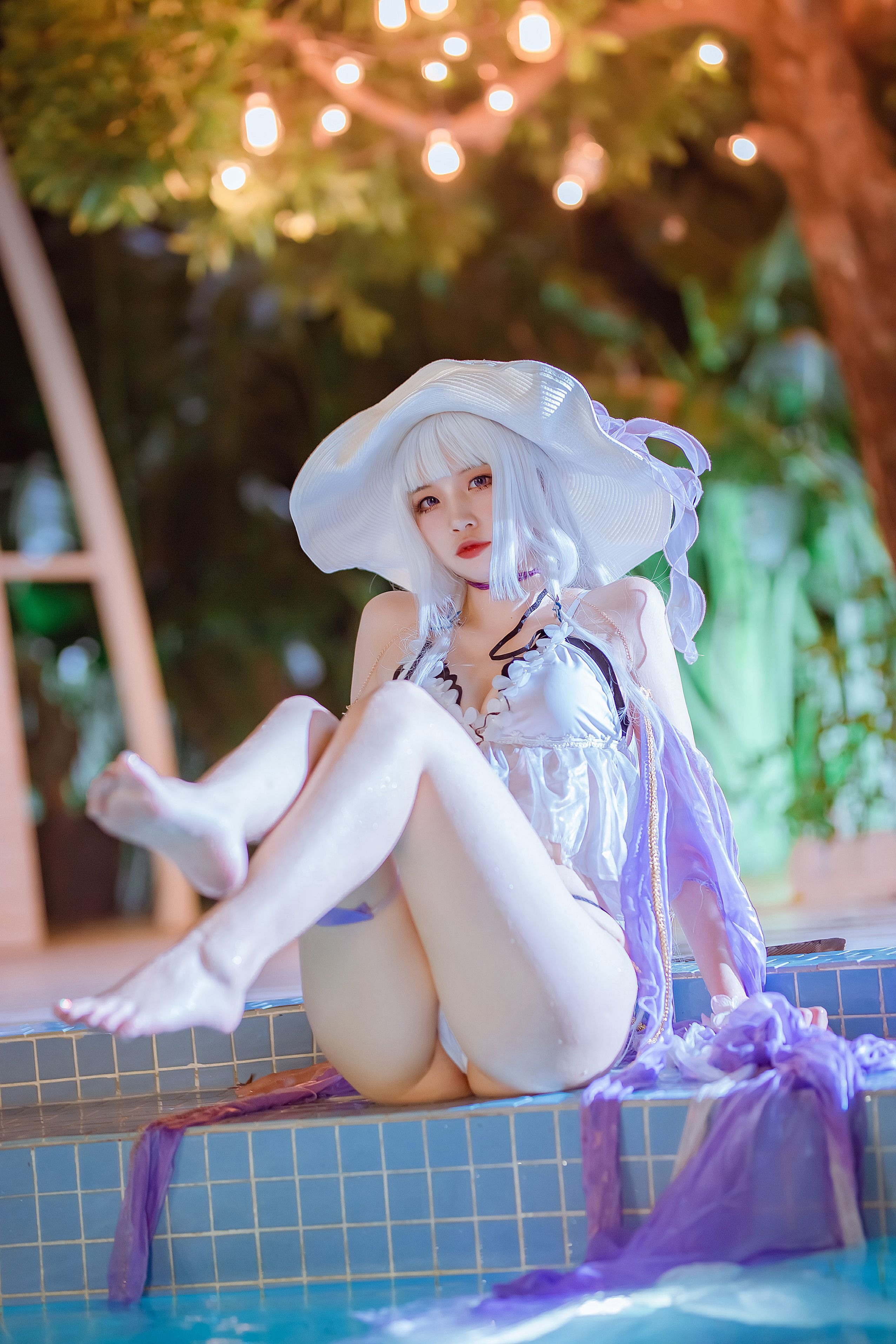 二佐Nisa 碧蓝光辉泳装 [39P-430MB] 12