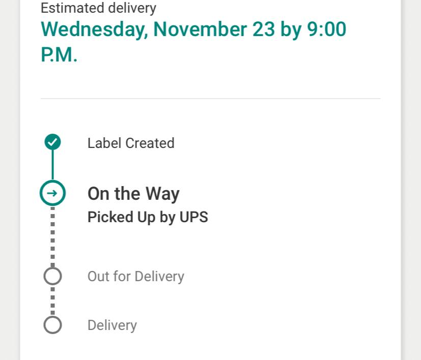 UPS Pickup ROS Telegraph