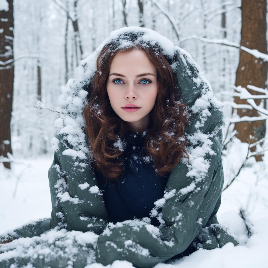 Беглый зэк наткнулся в лесной глуши на окоченевшую женщину… От его ...