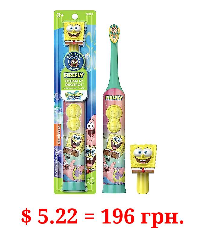Firefly Clean N' Protect Spongebob Power Toothbrush, 1 Count(Pack of 1)