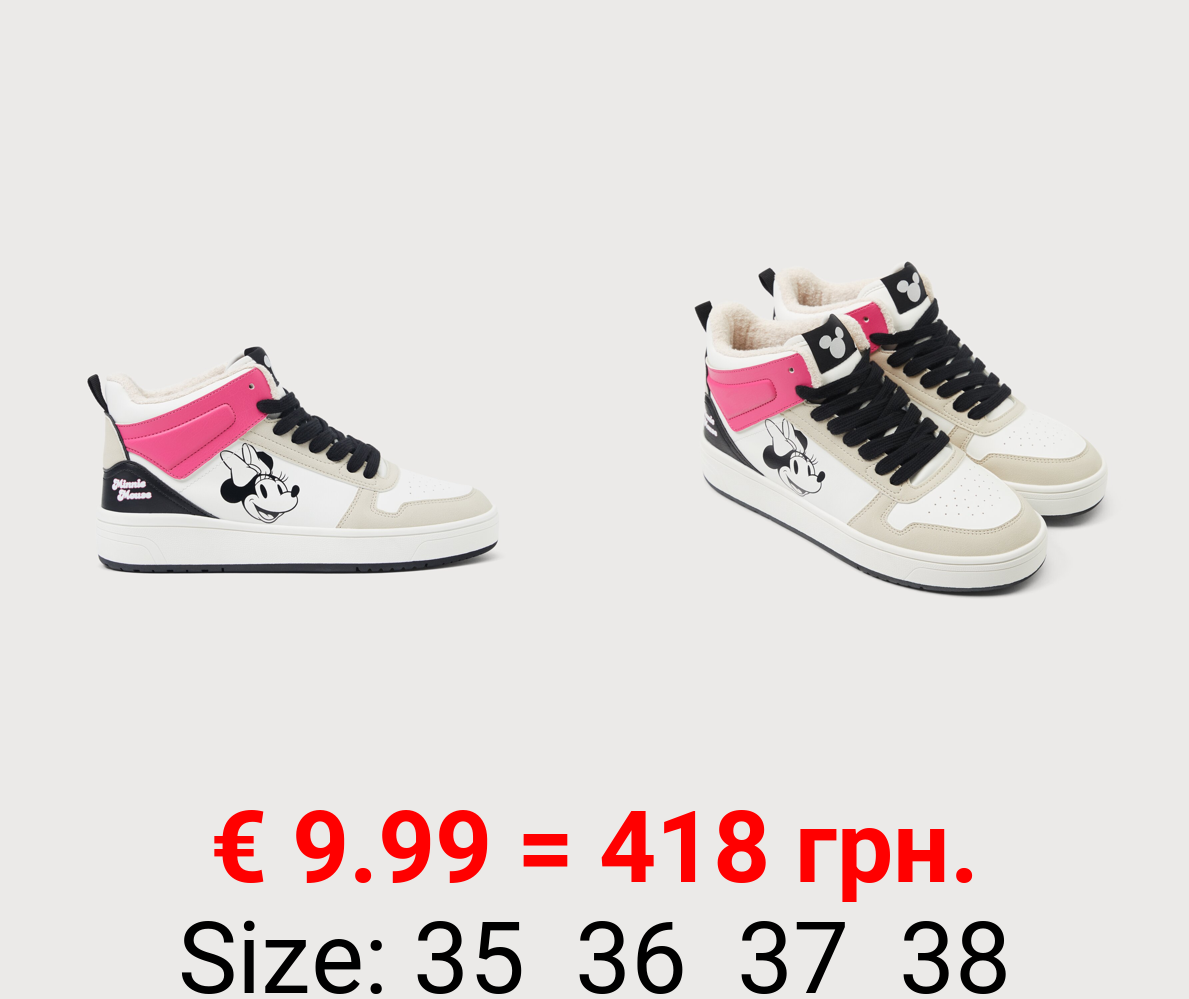 MINNIE ©DISNEY HIGH-TOP SNEAKERS