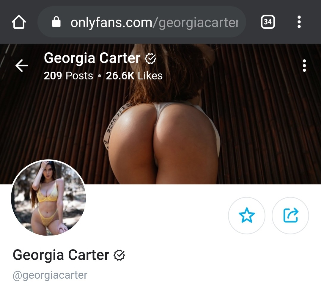 Onlyfans georgia carter Georgia Carter