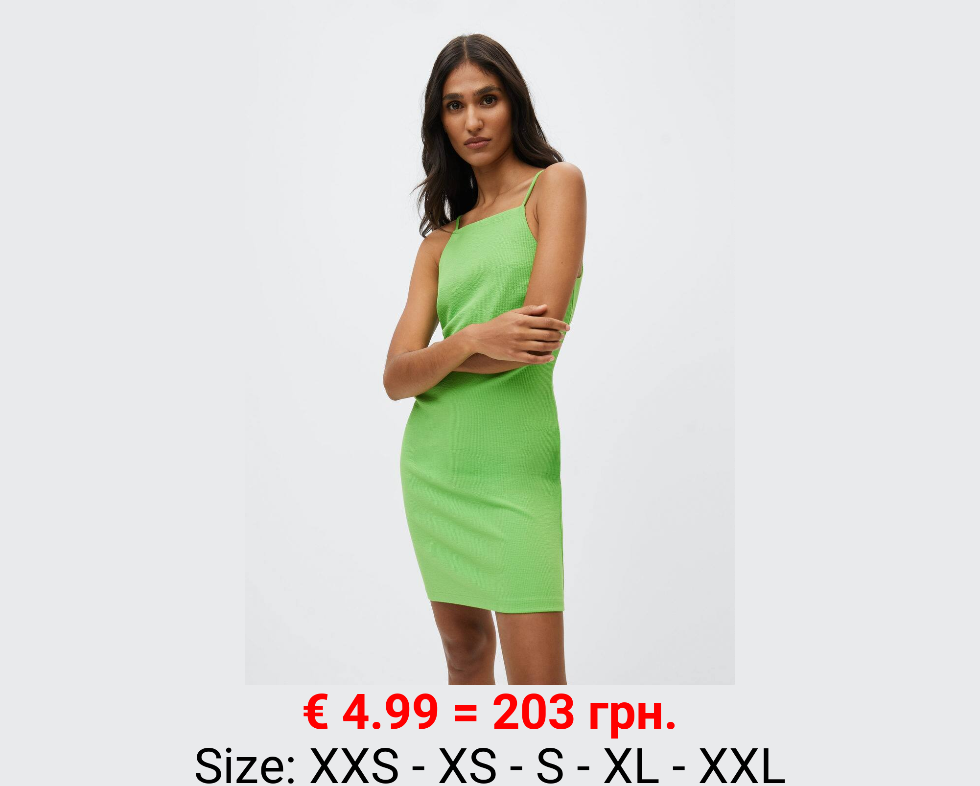 Vestido entallado canalé