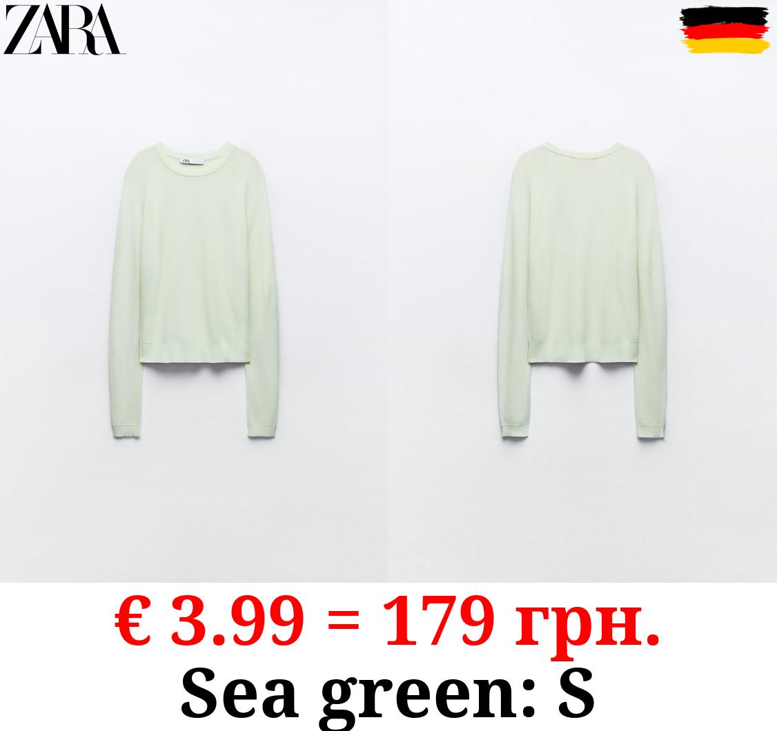 FINE KNIT SEMI-SHEER SWEATER