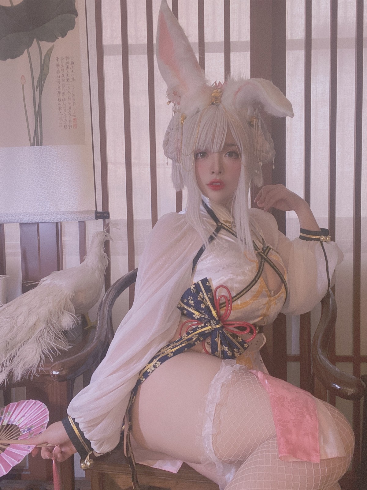 NinJA阿寨寨 Cosplay 肉肉大白兔 43