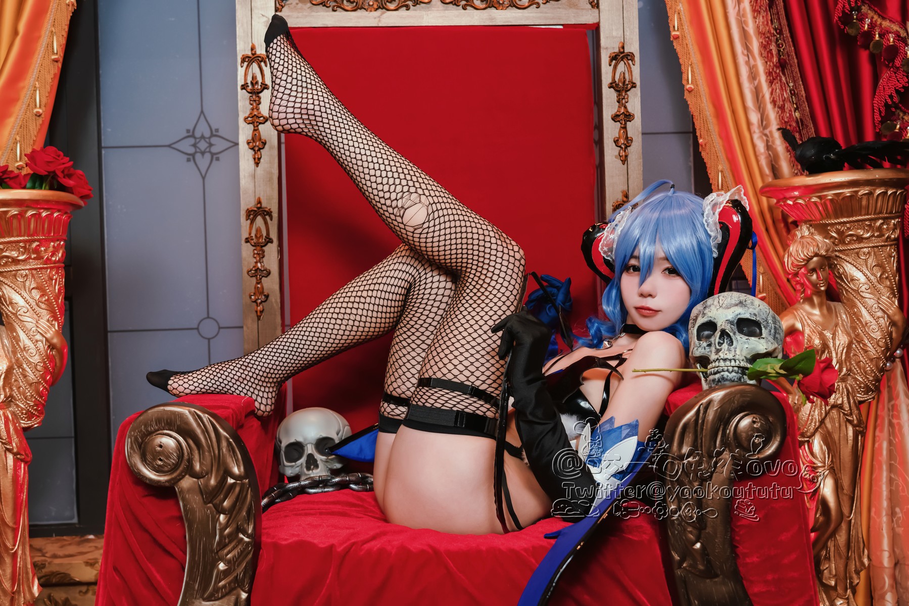 Cosplay 黏黏团子兔 甘雨魅魔 31