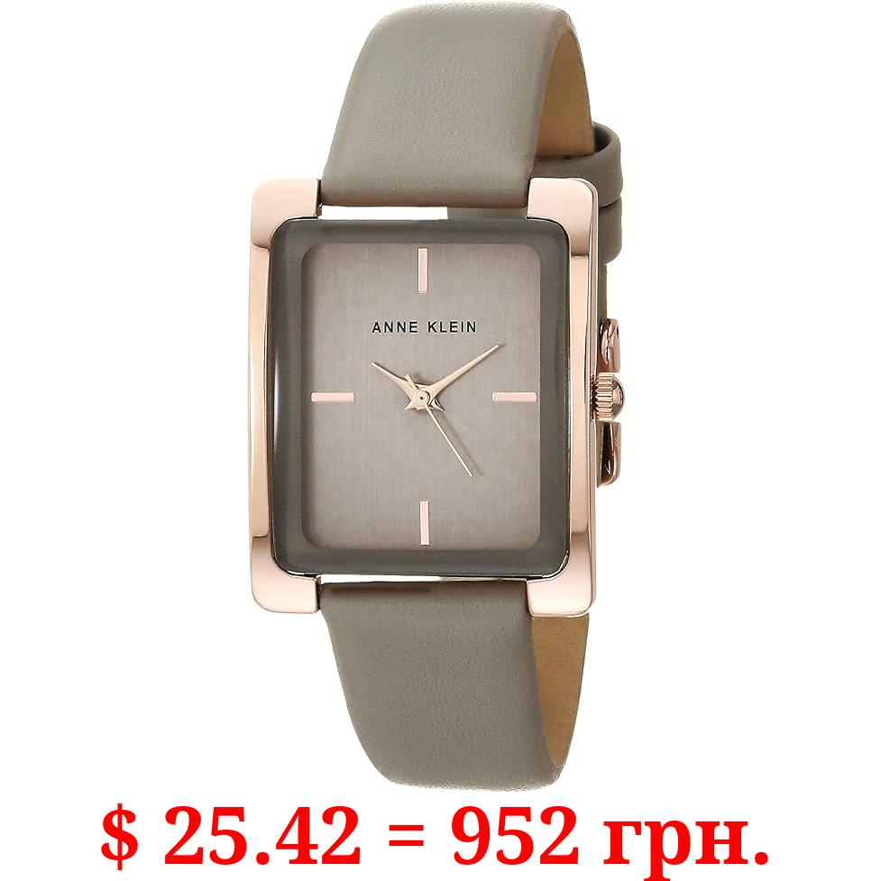 Anne Klein Women's Leather Strap Watch
