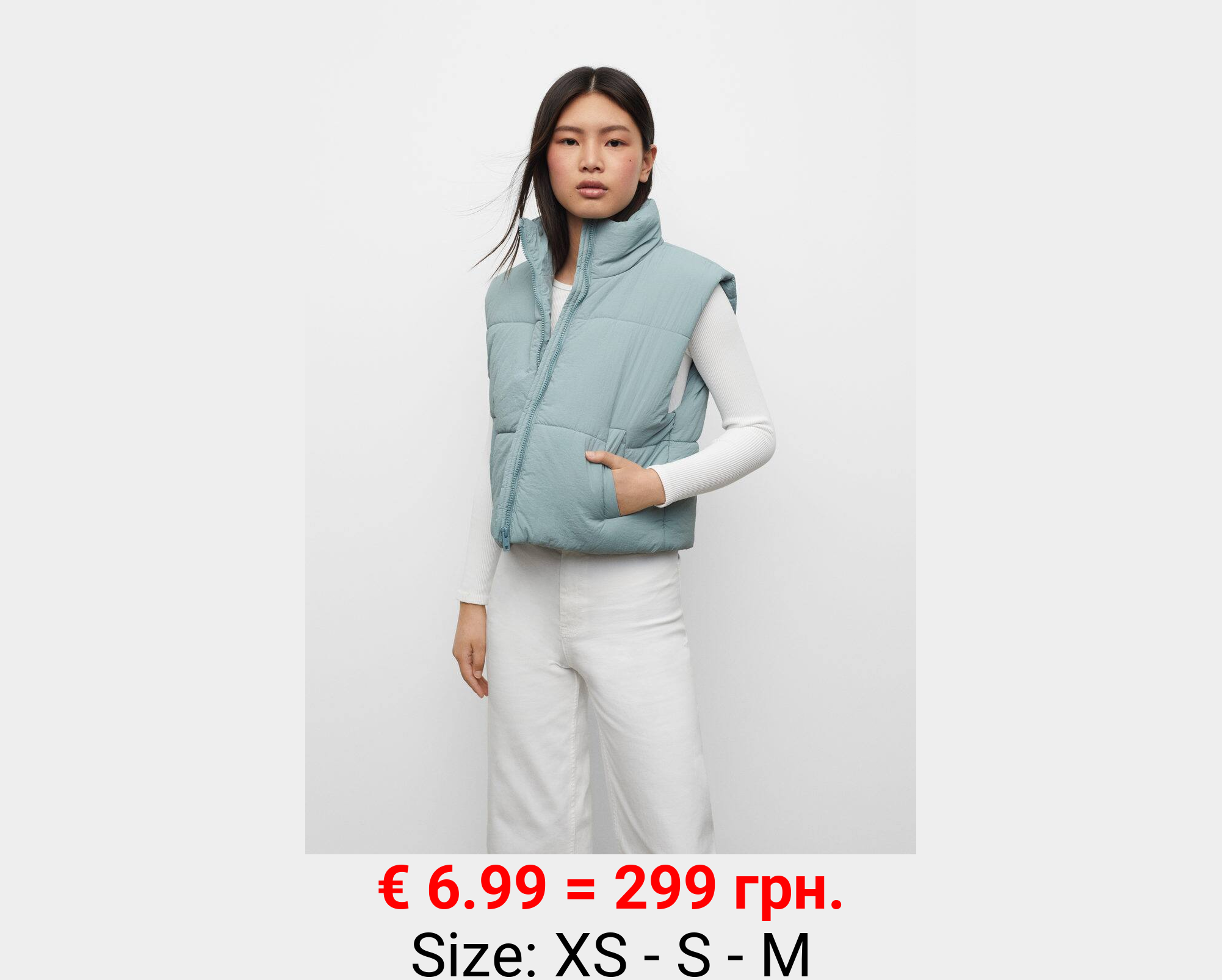 Chaleco acolchado textura