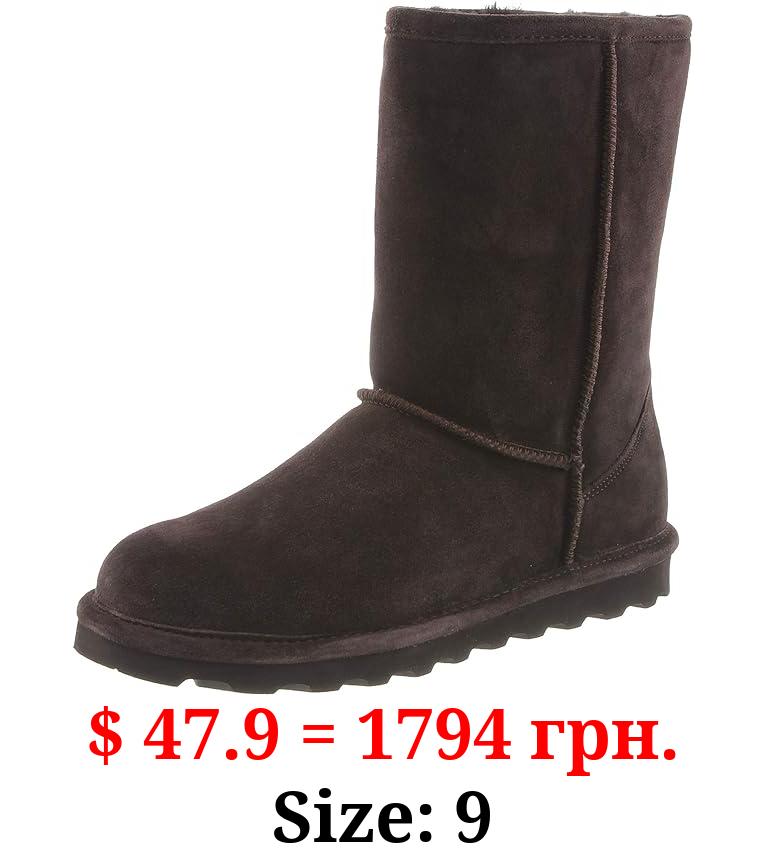 BEARPAW Women's Elle Short Multiple Colors | Women's Boot Classic Suede | Women's Slip On Boot | Comfortable Winter Boot