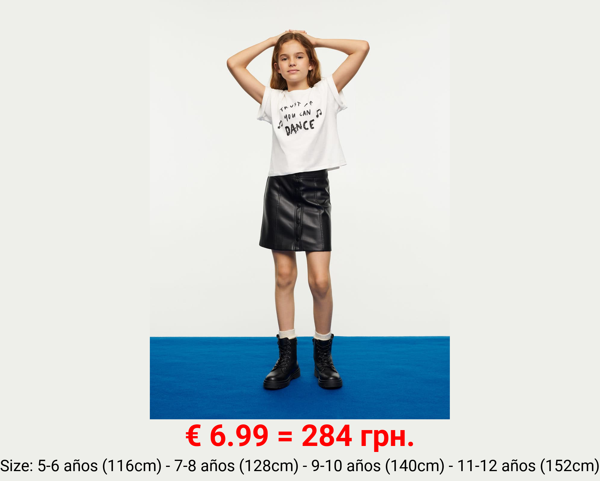 Camiseta estampada abalorios