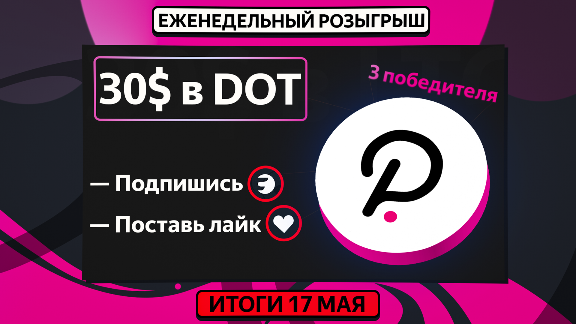 Еженедельный розыгрыш. Clone yourself. Network Dots.