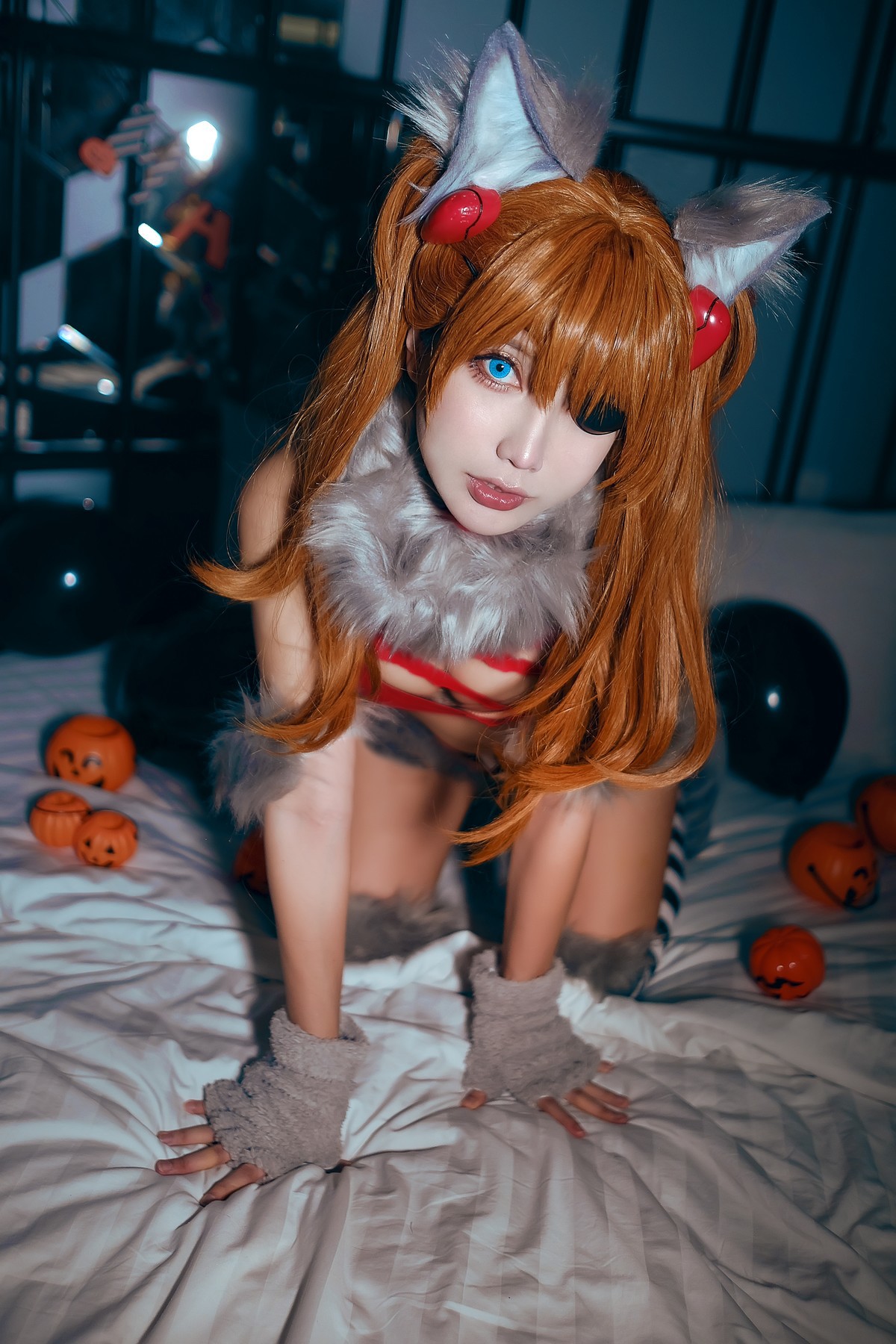 MingTao 明桃 Cosplay Asuka Werewolf 33