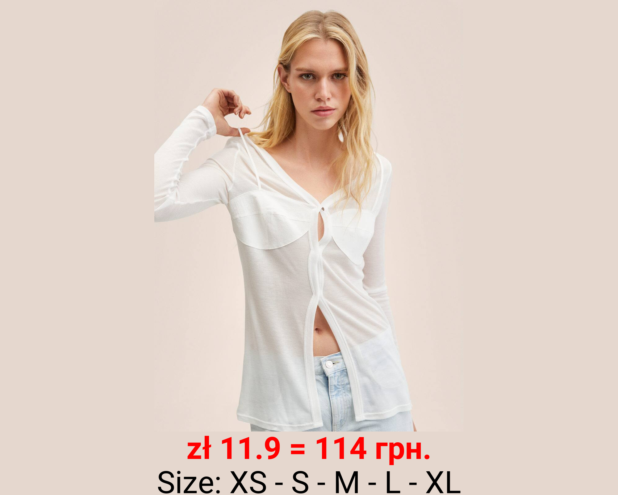 Blusa fluida lyocell