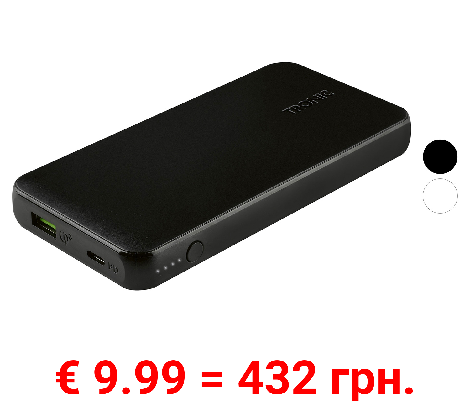 TRONIC® Powerbank »TPB10000A2«, 10000 mAh, mit Power Delivery