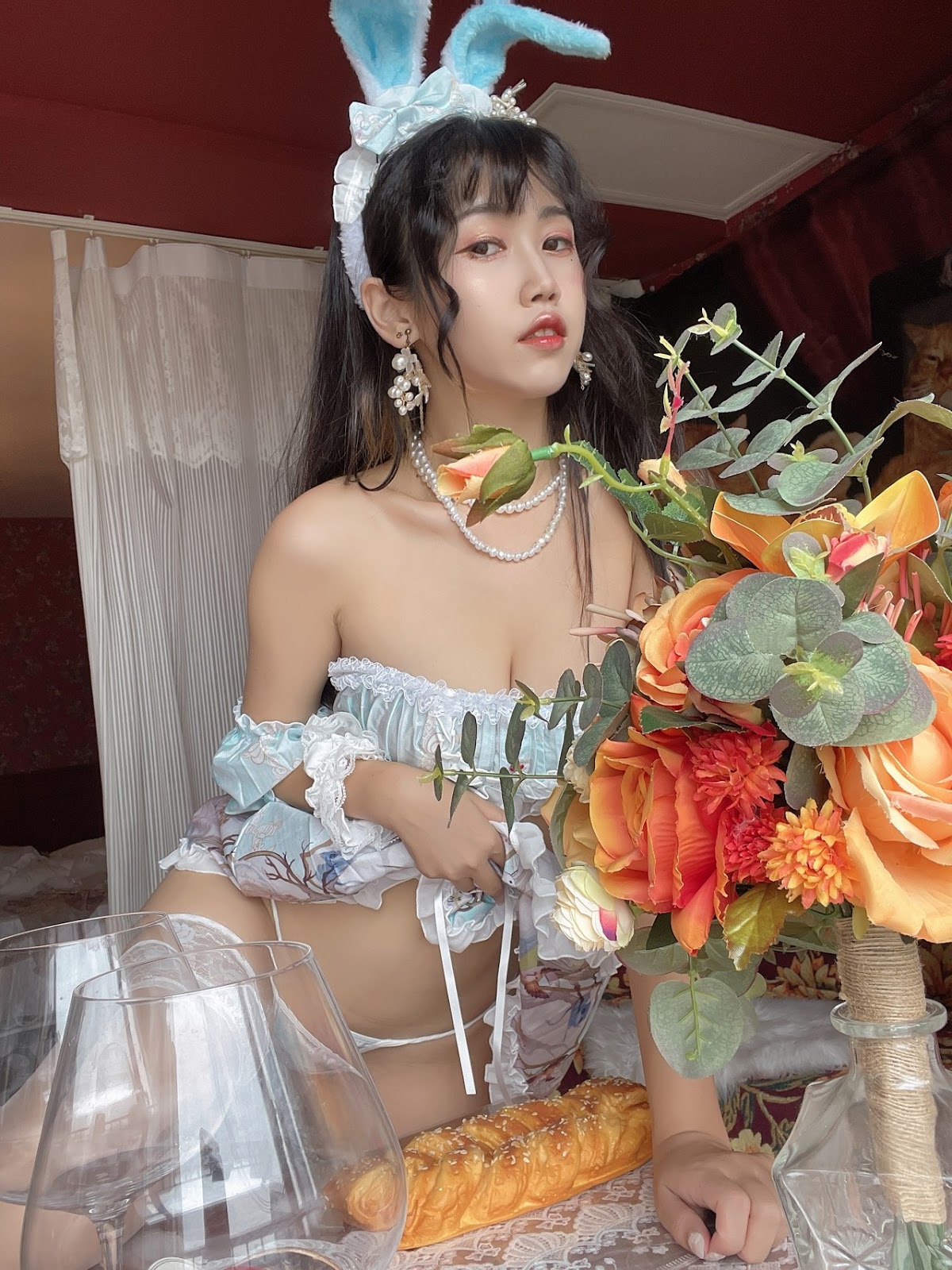 Cosplay 不呆猫 兔子女友 41