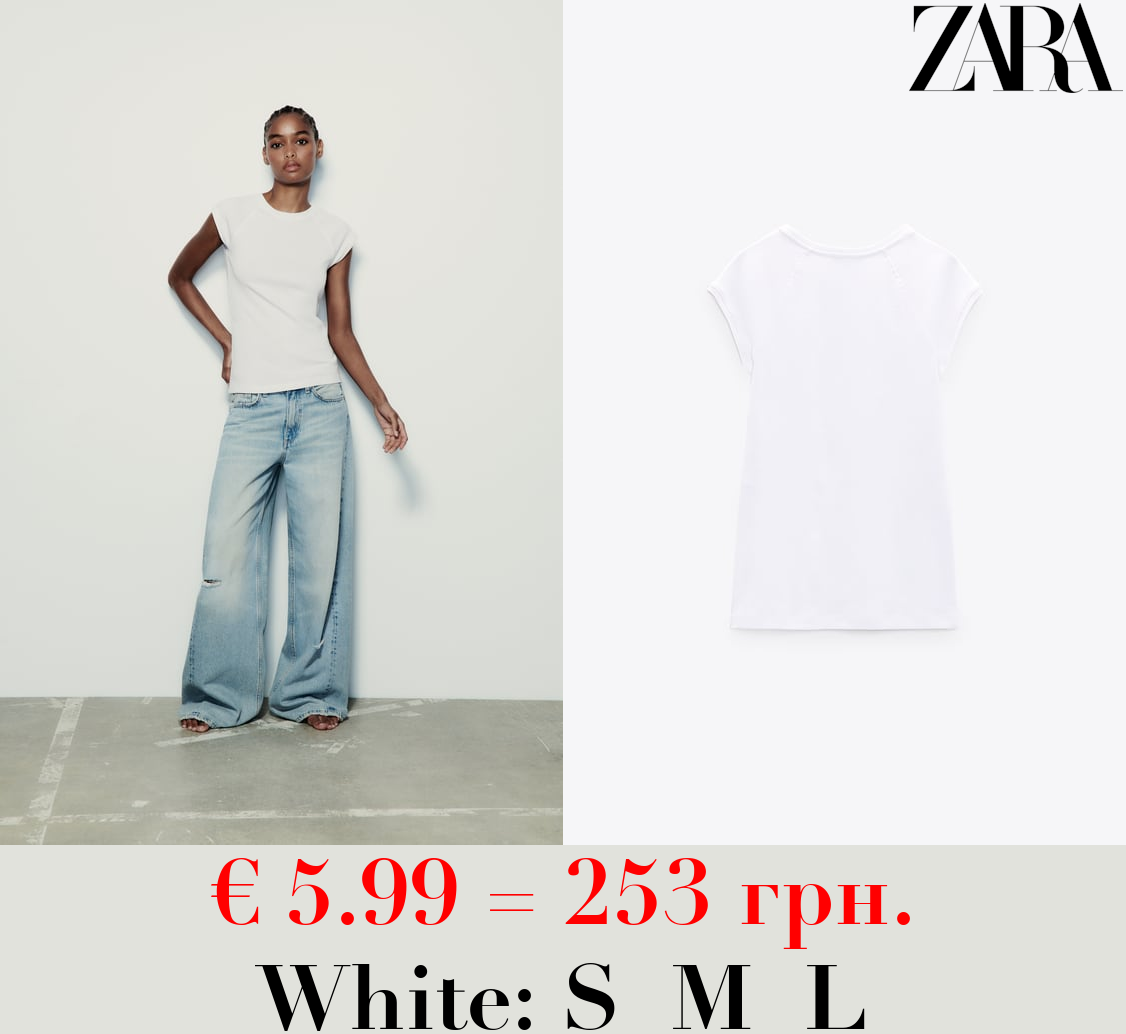 FADED COTTON T-SHIRT