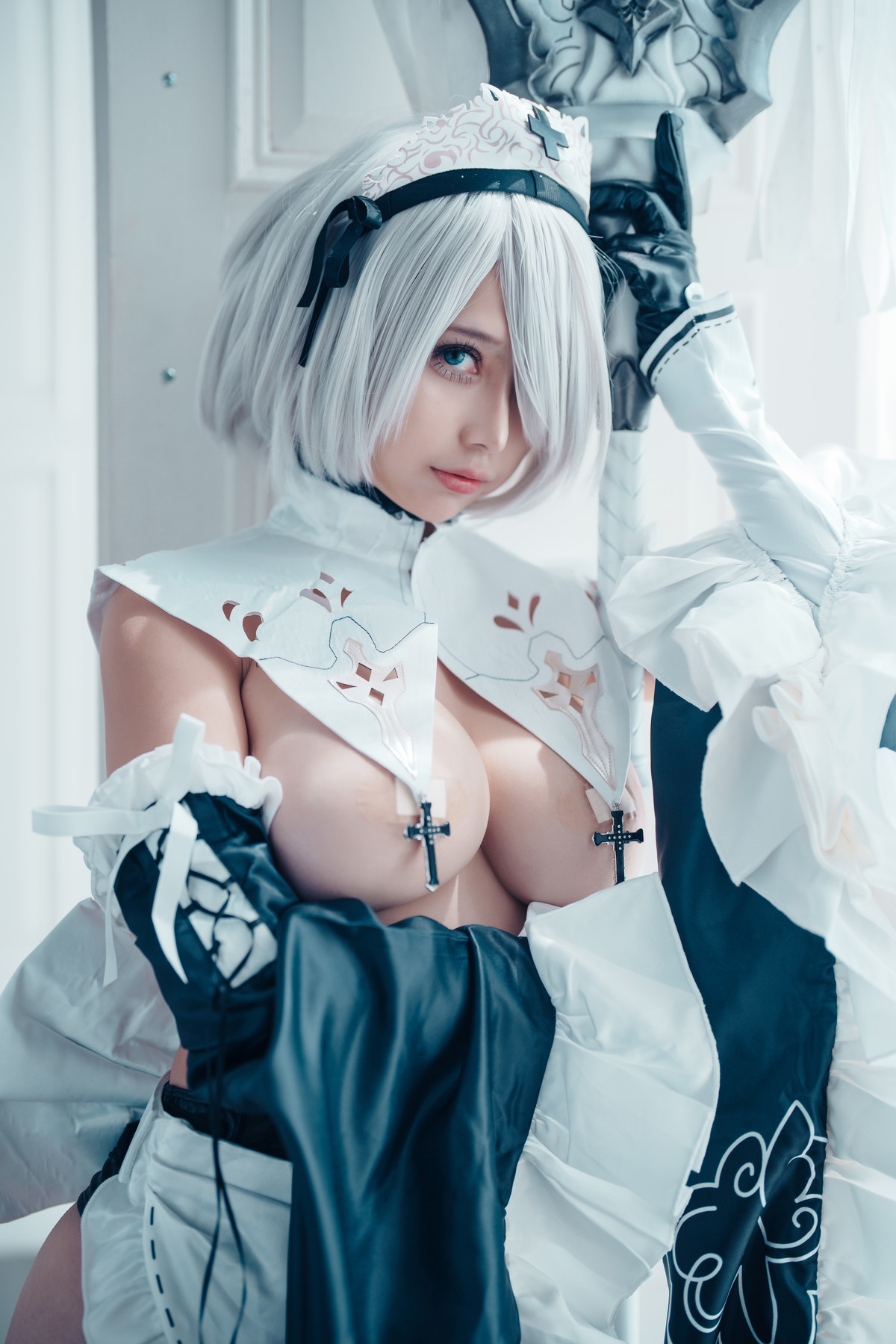 Cosplay 沖田凜花Rinka 2B Maid 21