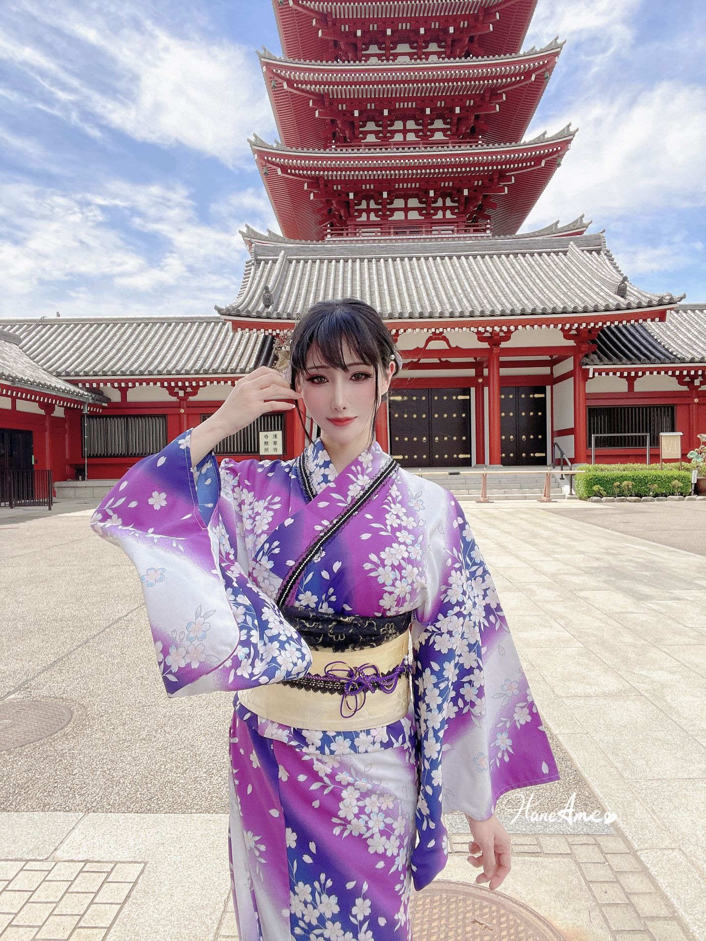 紫羅蘭夏日浴衣 88