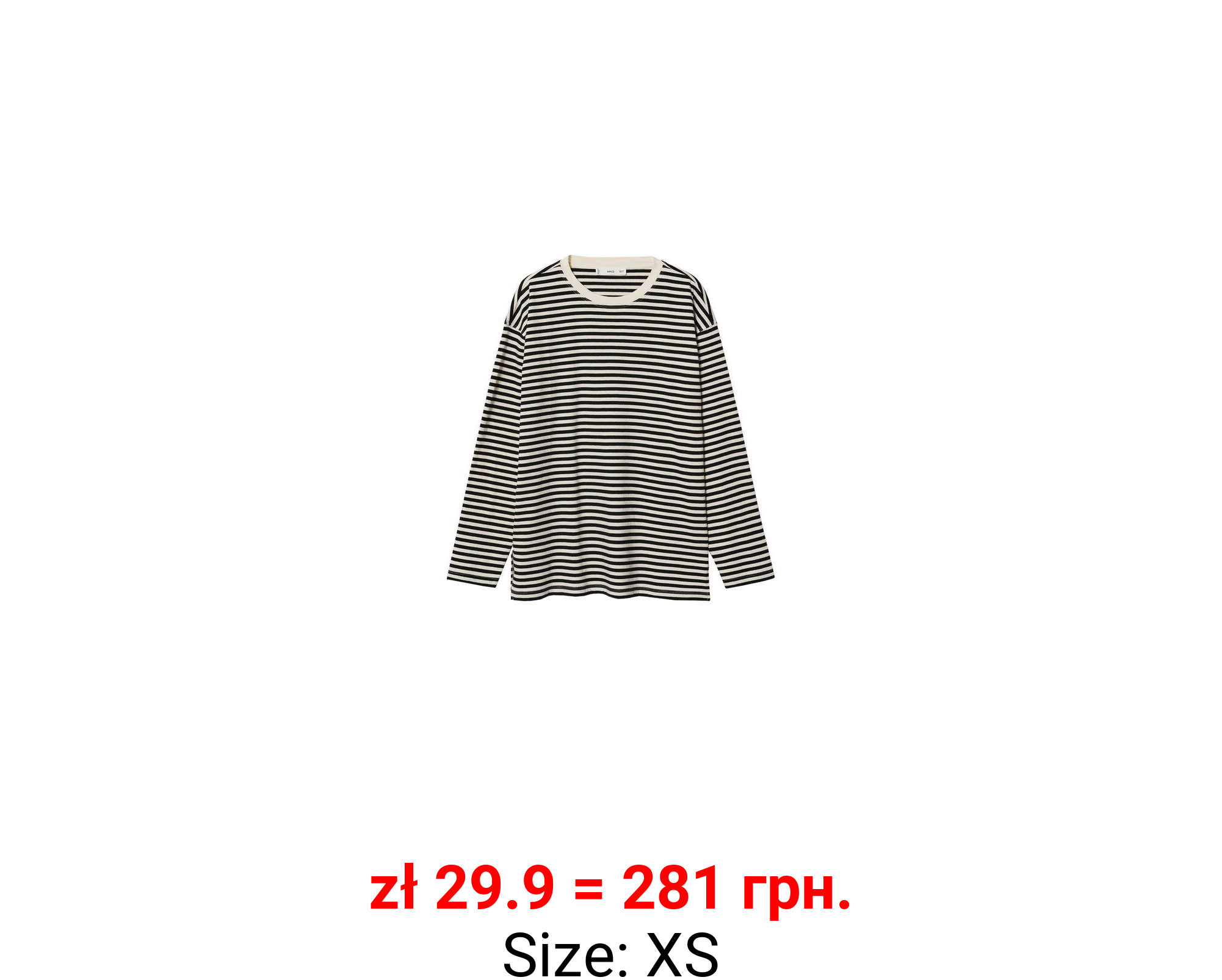 Camiseta manga larga rayas