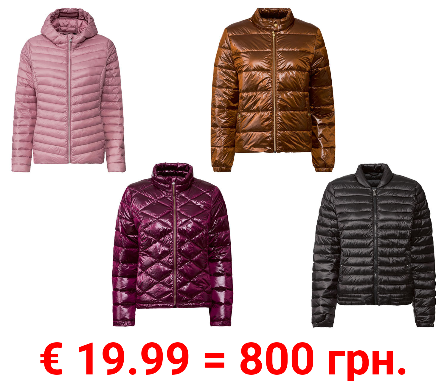 esmara® Damen Jacke mit wärmender, leichter High-Loft-Wattierung