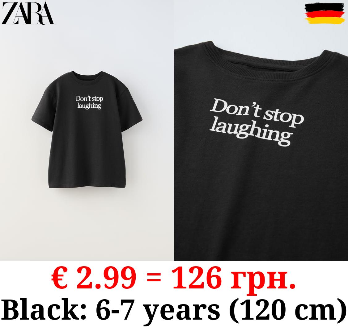 SLOGAN T-SHIRT
