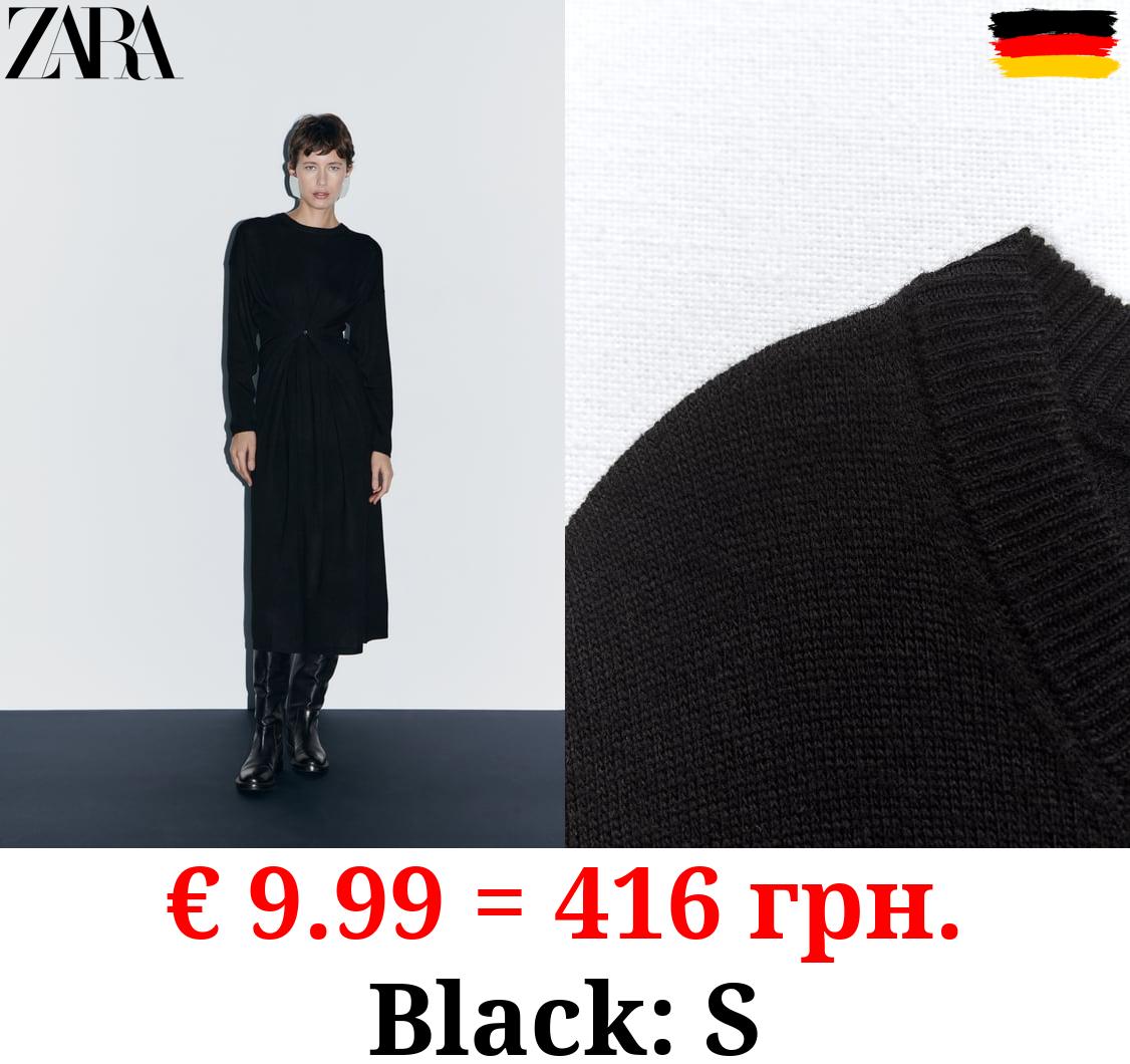 MULTIWAY KNIT DRESS WITH BUTTON