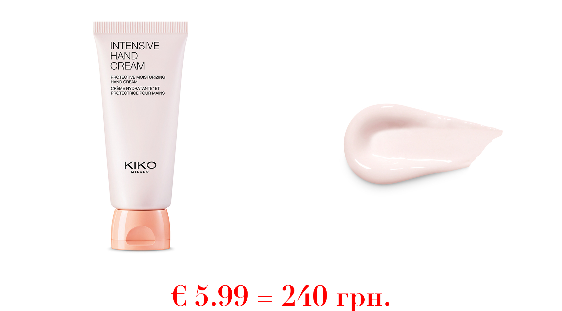 intensive hand creamFeuchtigkeitsspendende und schützende Creme für Hände und Nagelhaut