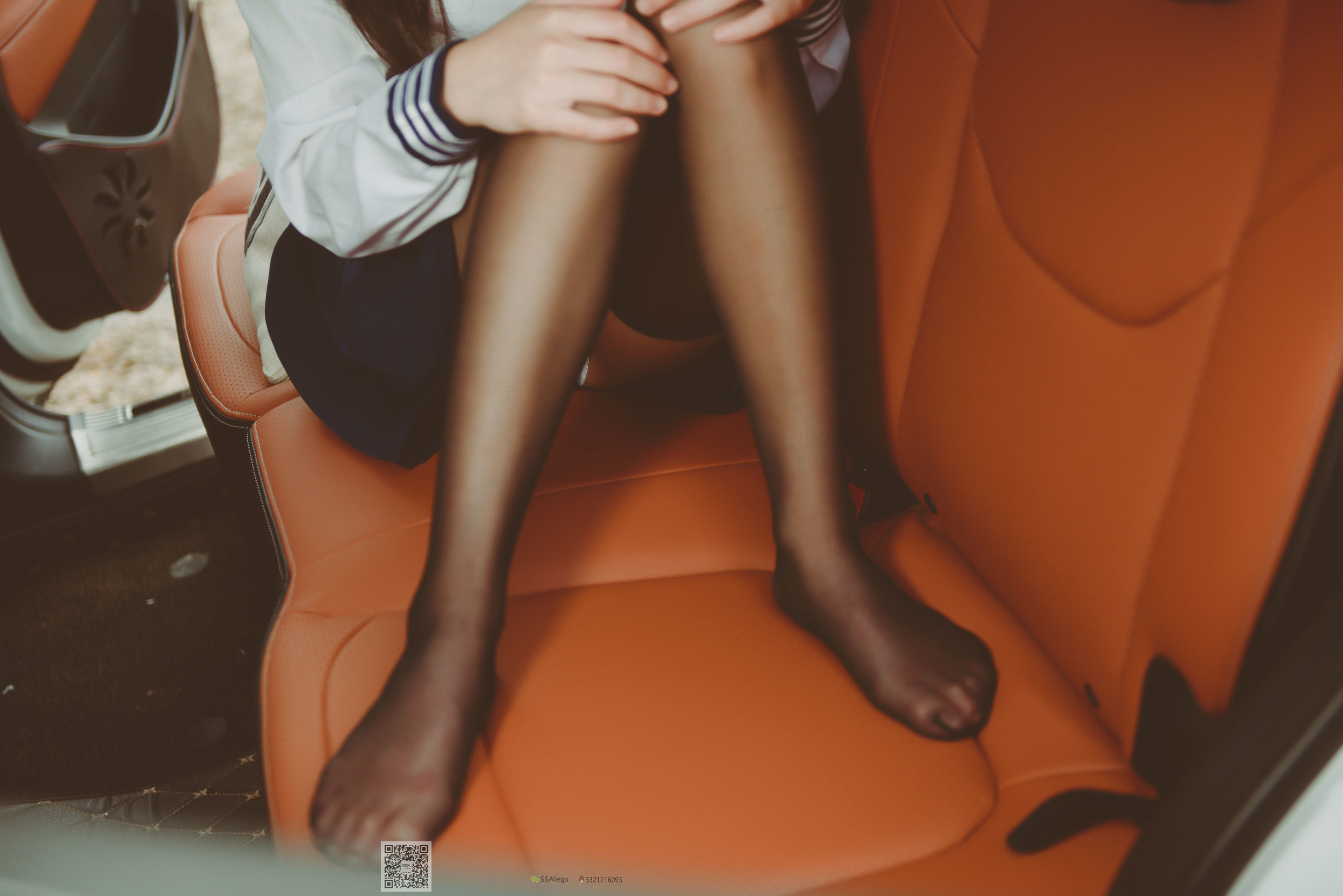 [SSA丝社]超清写真_No.017_佳佳_小丝妹开车-写真图集共63P 5