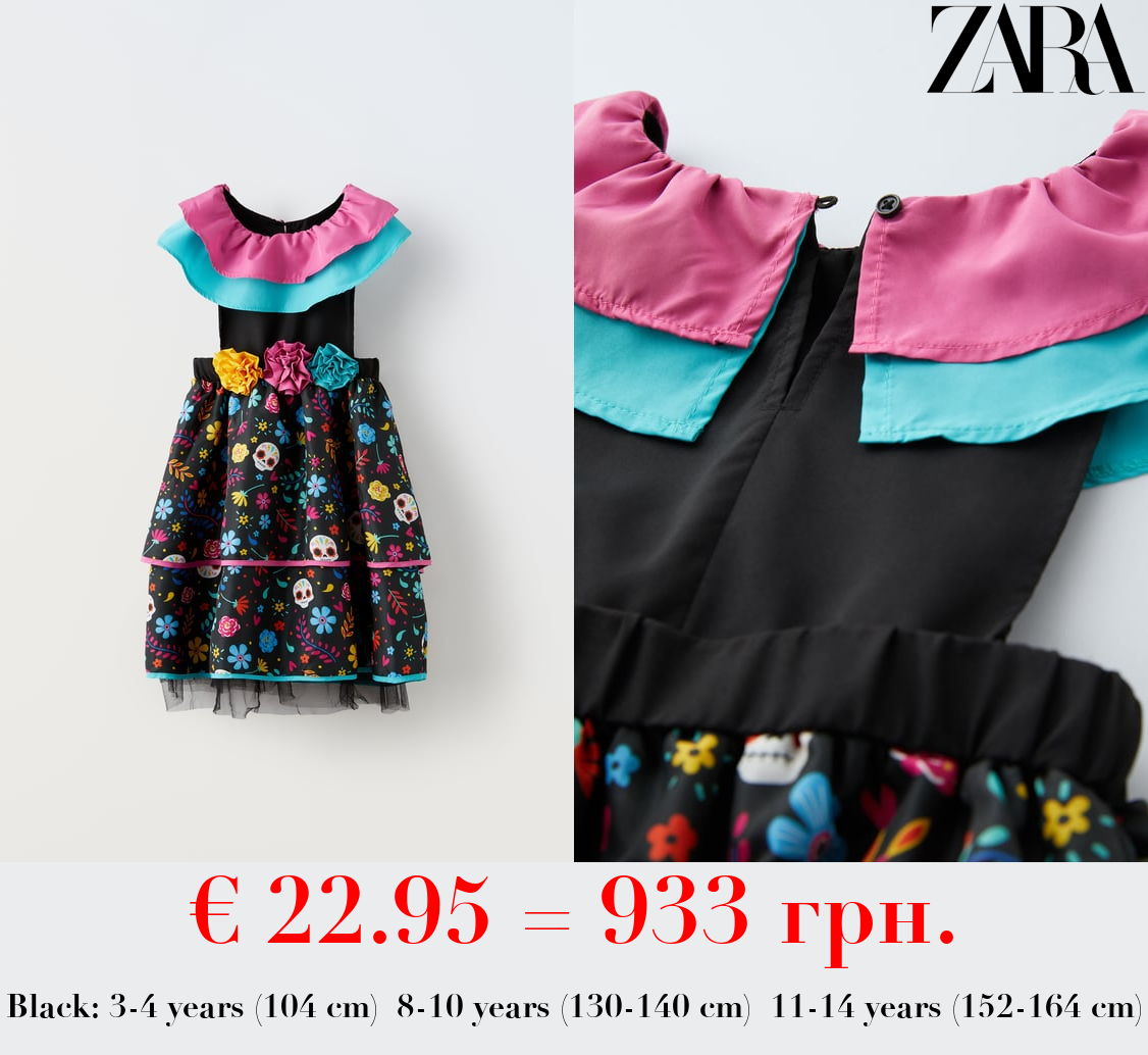 SKULLS AND FLOWERS HALLOWEEN COSTUME