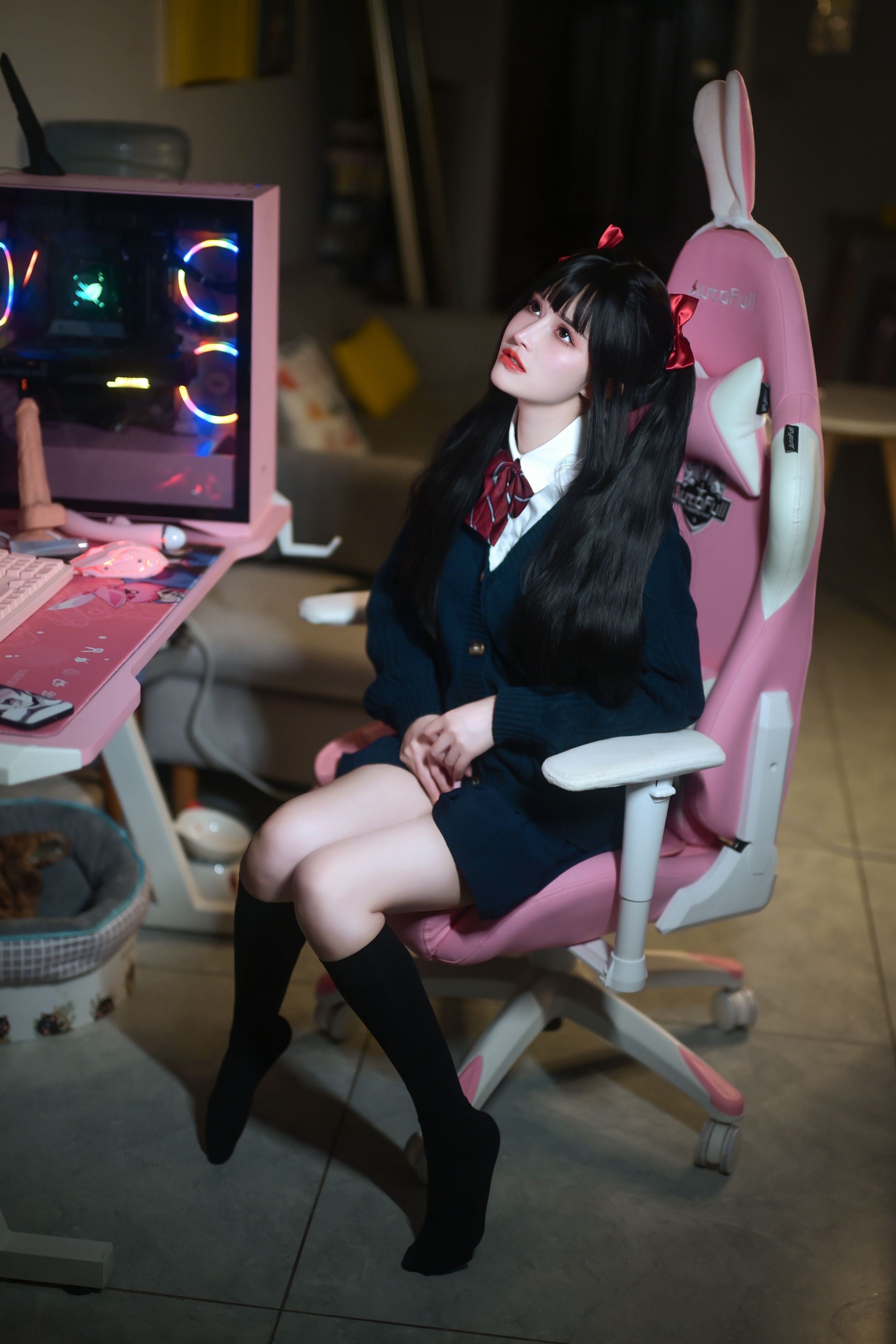 鹿八岁 少女的悸动XJK双马尾 53
