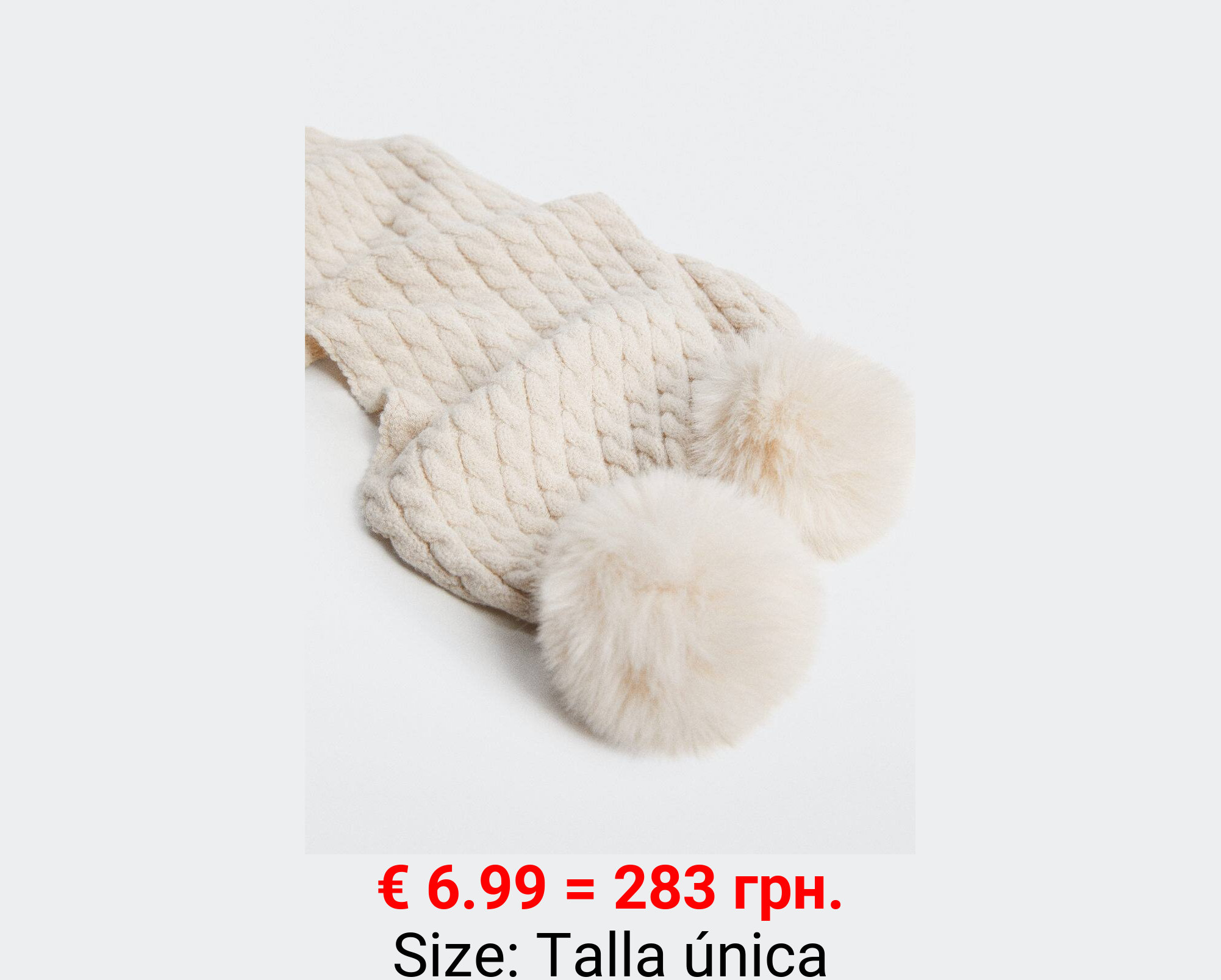 Bufanda punto trenzado