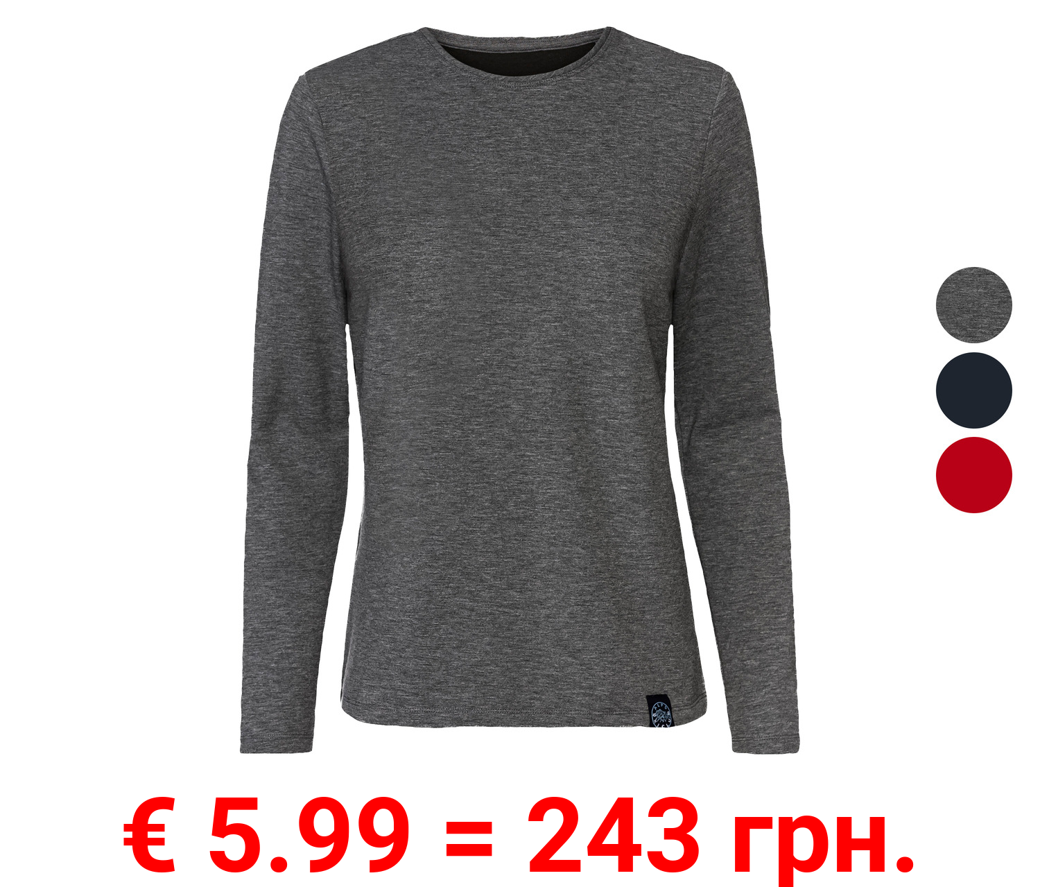 esmara® Damen Thermo-Langarmshirt, tailliert