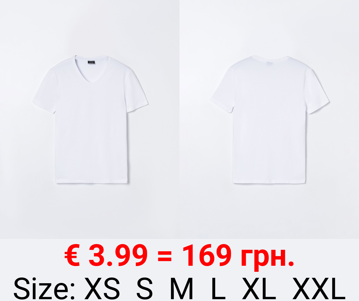 Slim fit V-neck T-shirt
