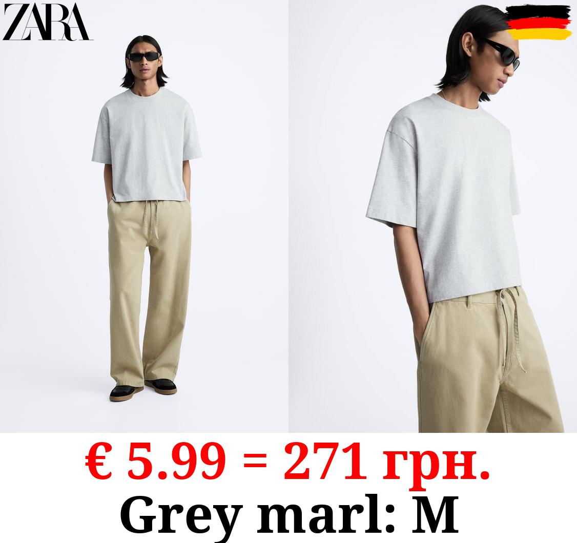 CROPPED BOXY-FIT T-SHIRT