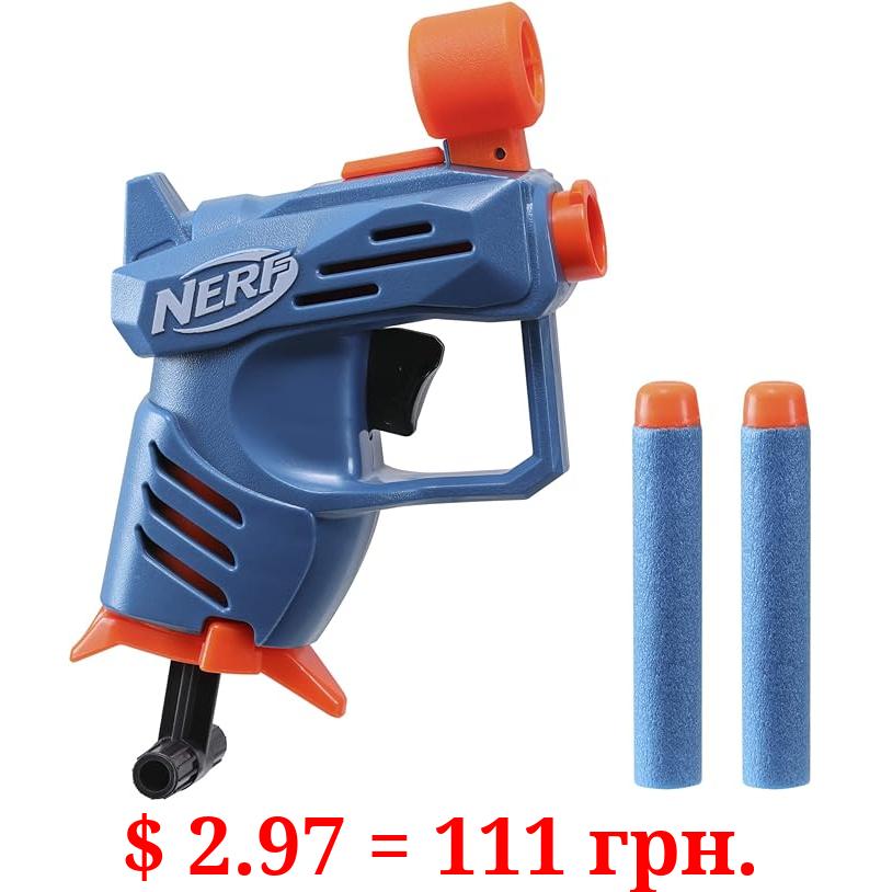 Nerf Elite 2.0 Ace SD-1 Dart Blaster, 2 Nerf Elite Darts, Pull Down Priming, Nerf Blasters, Kids Outdoor Toys for 8 Year Old Boys and Girls and Up, Dart Storage