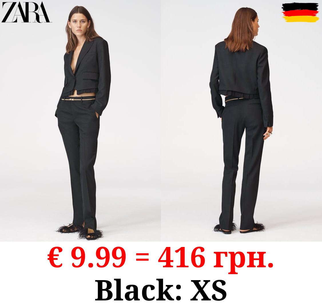 TROUSERS WITH A MASCULINE WAISTBAND - LIMITED EDITION