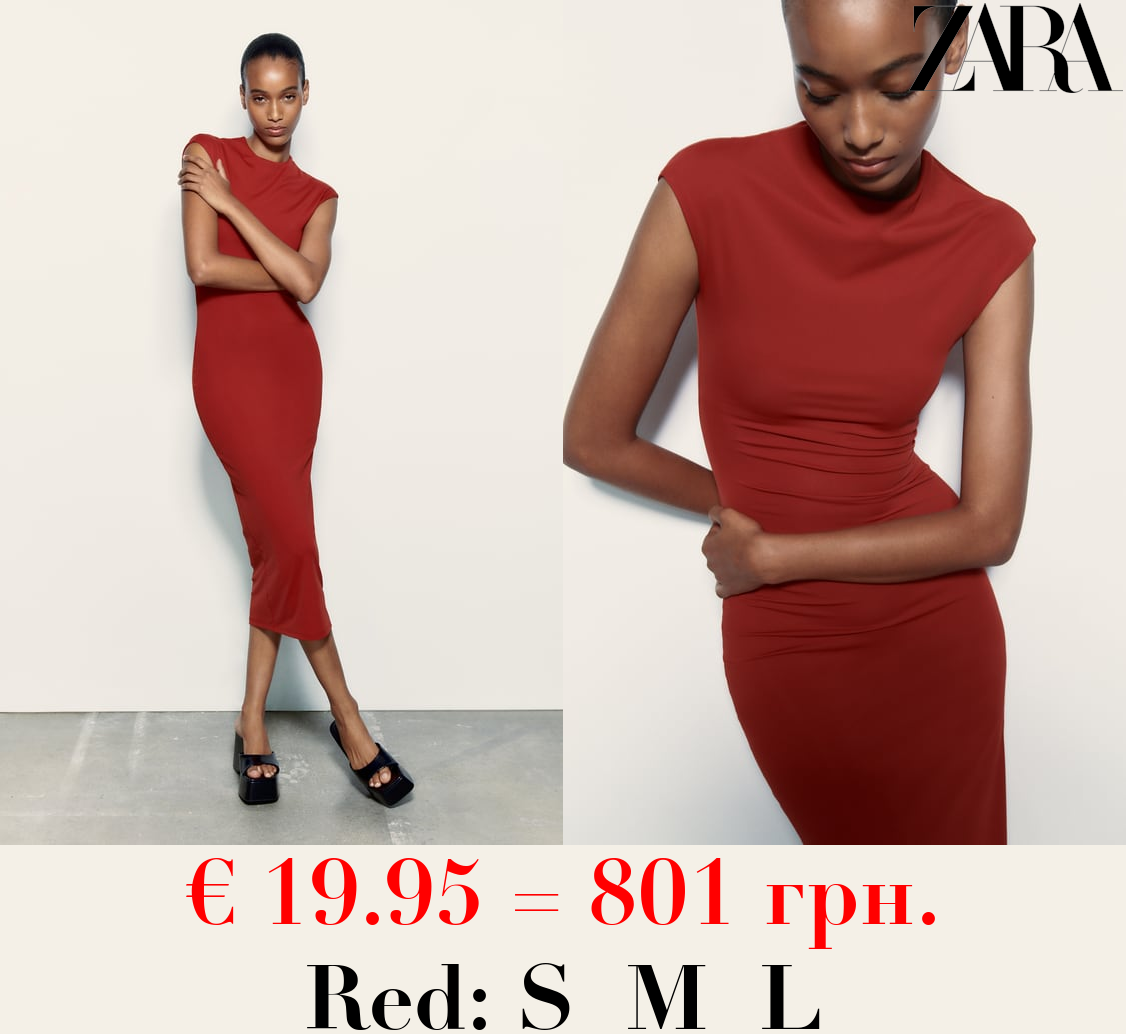 POLYAMIDE MIDI DRESS