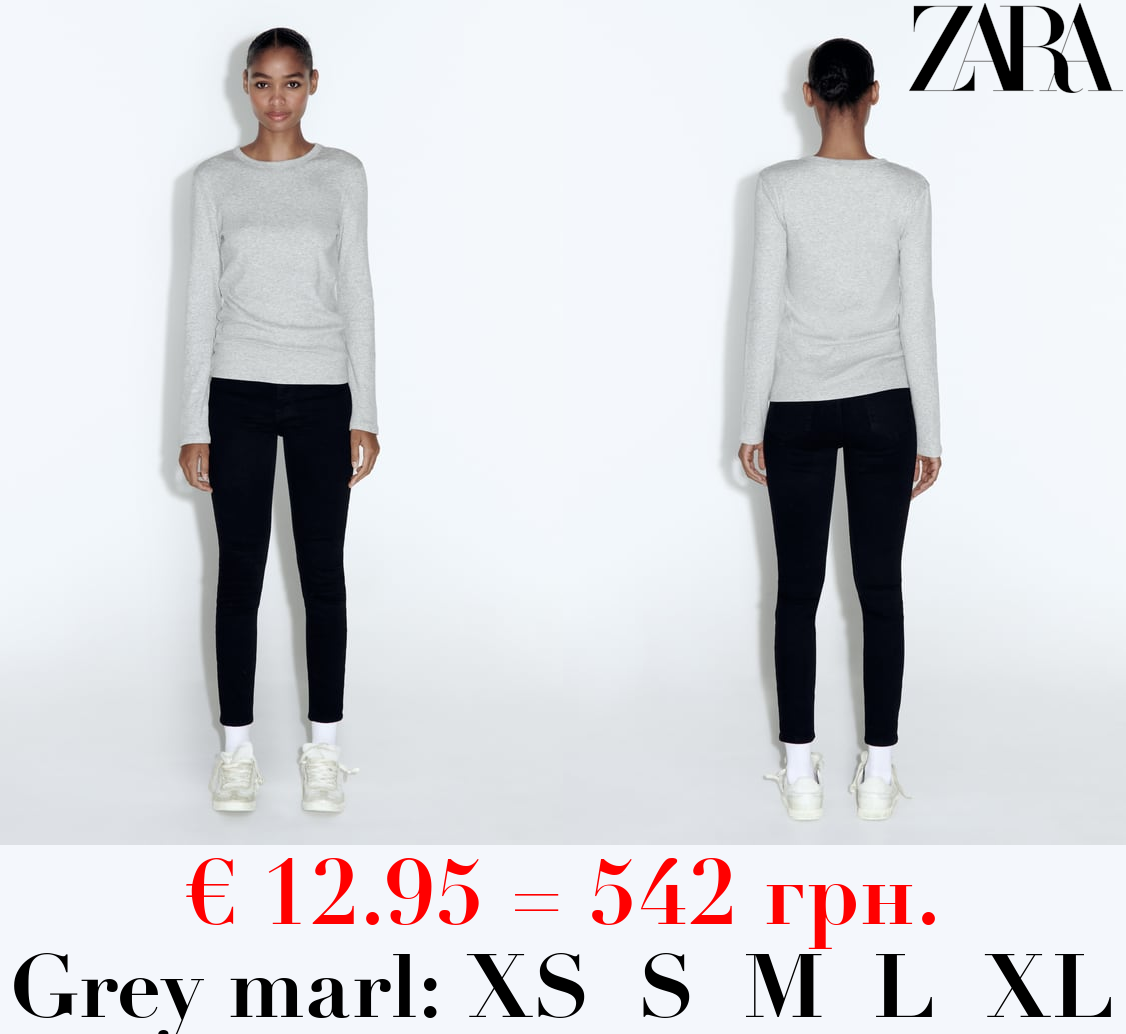 LIGHTWEIGHT RIBBED T-SHIRT