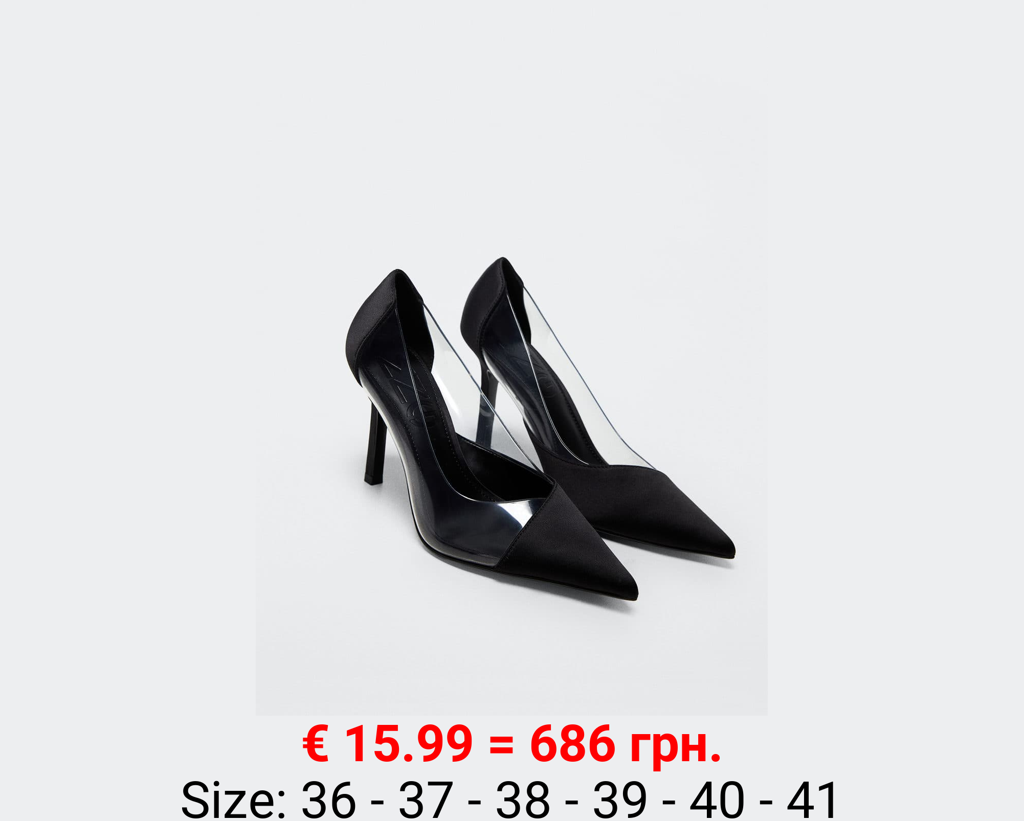 Zapato vinilo tacón