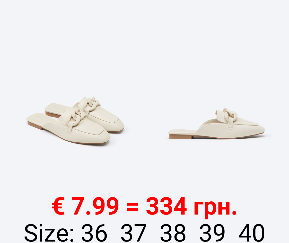 Mule loafers