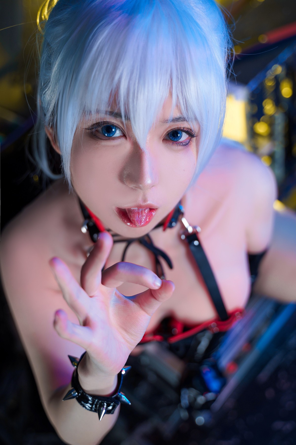 Cosplay 虎森森 Leather Queen 21