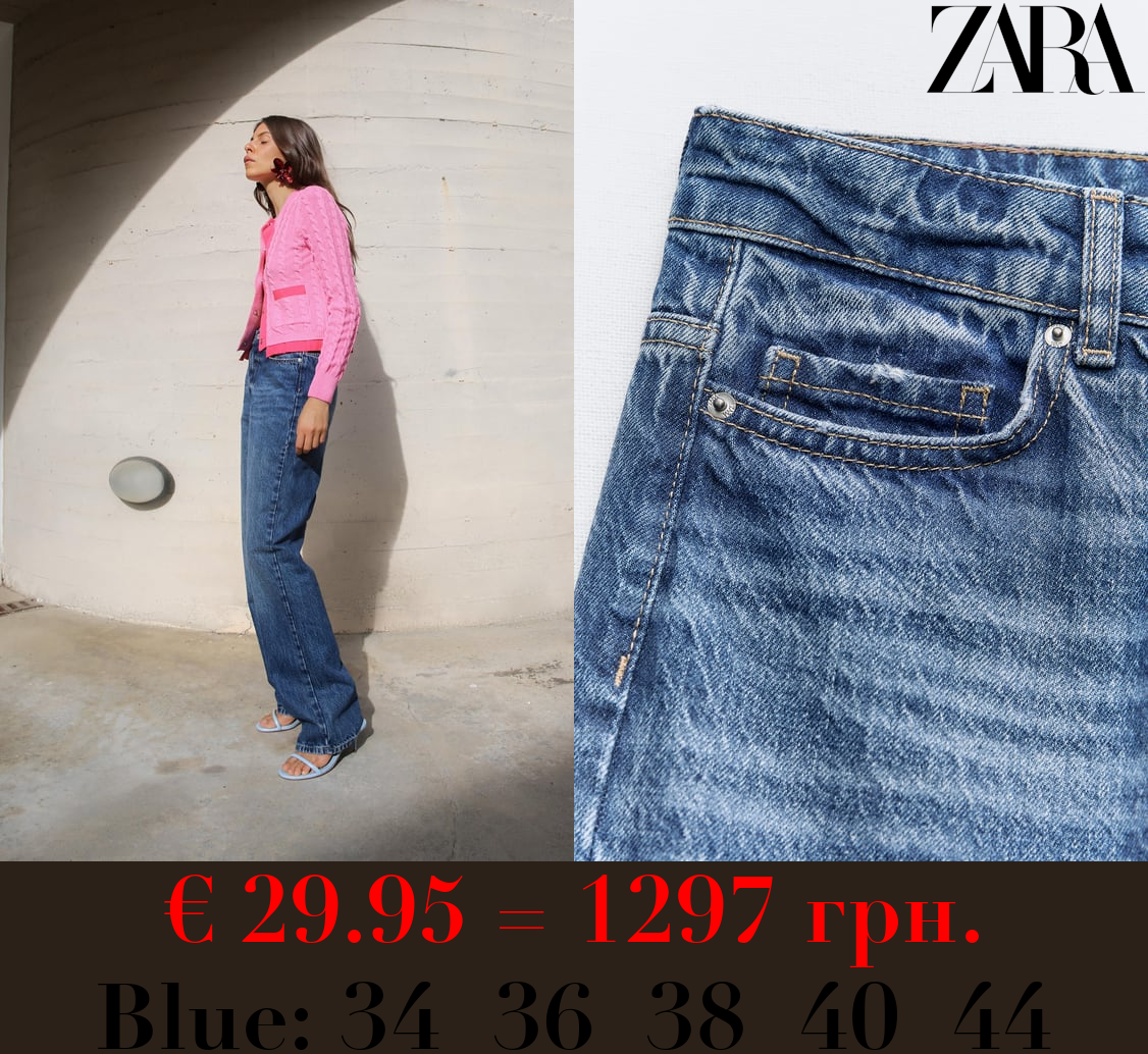 Z1975 STRAIGHT-FIT HIGH-WAIST FULL LENGTH JEANS