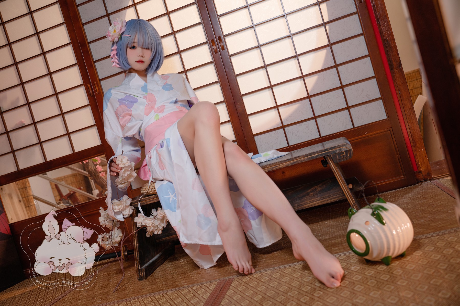 Cosplay 黏黏团子兔 蕾姆夏日祭 21